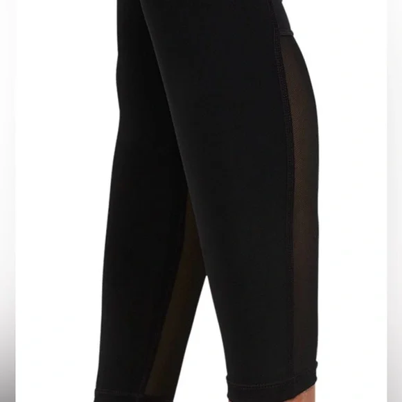 NWT- Nike Pro Mid-Rise Mesh-
Paneled Leggings - Picture 8 of 11